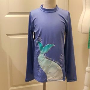 Cat and Jack sz L(10-12) purple long sleeves sun guard/block shirt